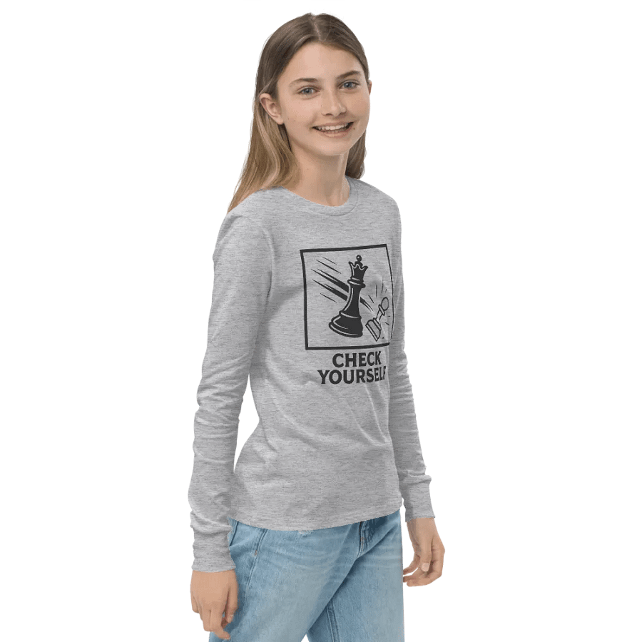 Check Yourself - Youth Long Sleeve T-Shirt product image (4)