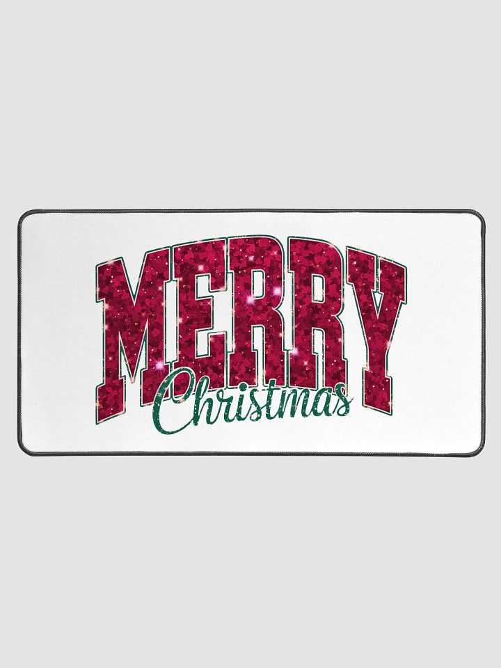 MERRY Christmas Desk Mat - Festive Holiday Desk Decor product image (1)