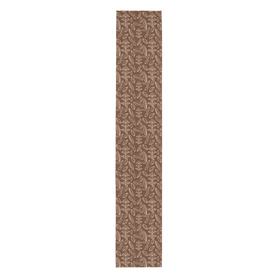 El Yunque Brew Bliss: Abstract Coffee Bean Earthy Table Runner product image (1)