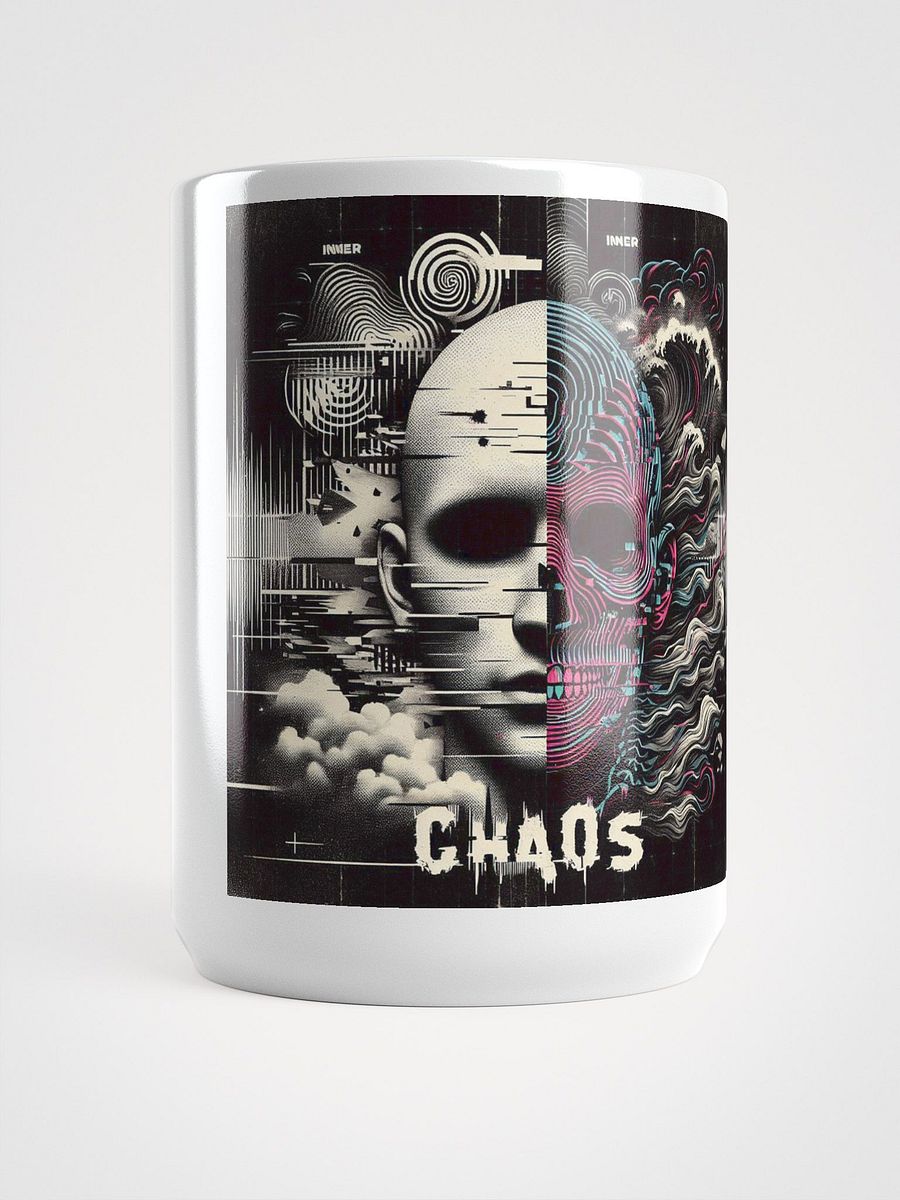 Feathered AD Logo White Glossy Mug product image (5)