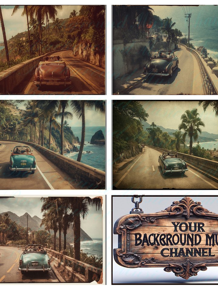 Traditional Bossa Nova Vol. 3 (Episodes 6–10) • 5 Vintage Rio Images • 3 Sizes Each • Pro Photo Bundle (15 Files) product image (1)
