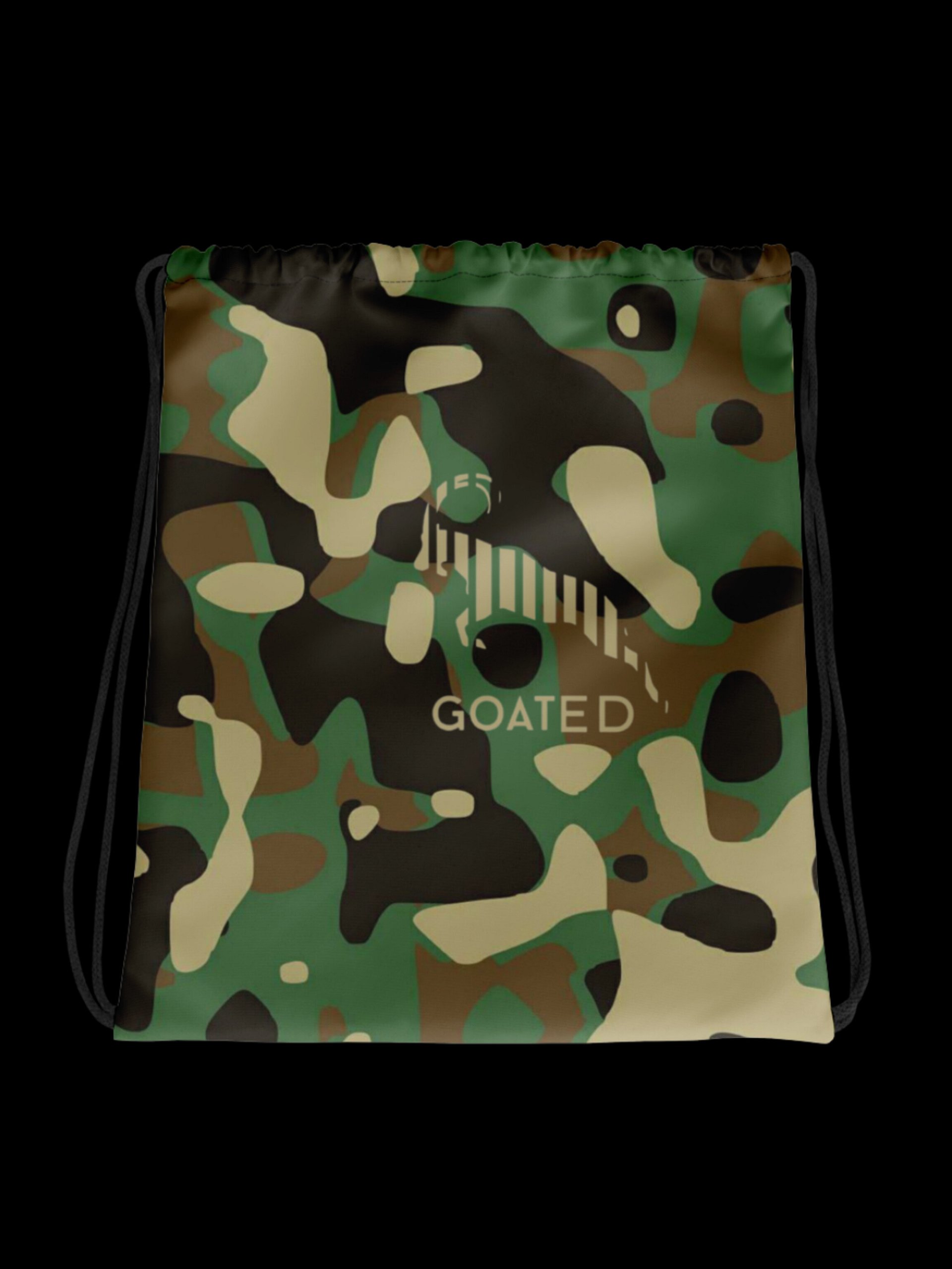 GOATED SPORTS® Camouflage Drawstring Bag product image (1)