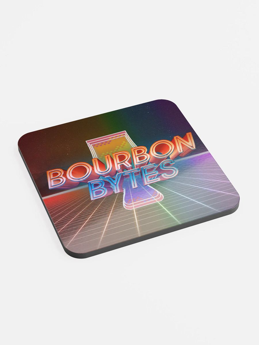 Bourbon Bytes Pride Edition Cork Coaster product image (3)