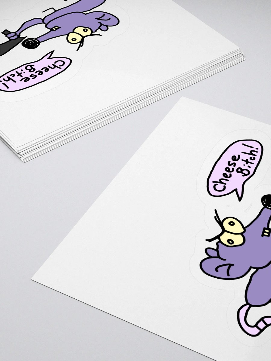 Cheese bitch! sticker product image (10)