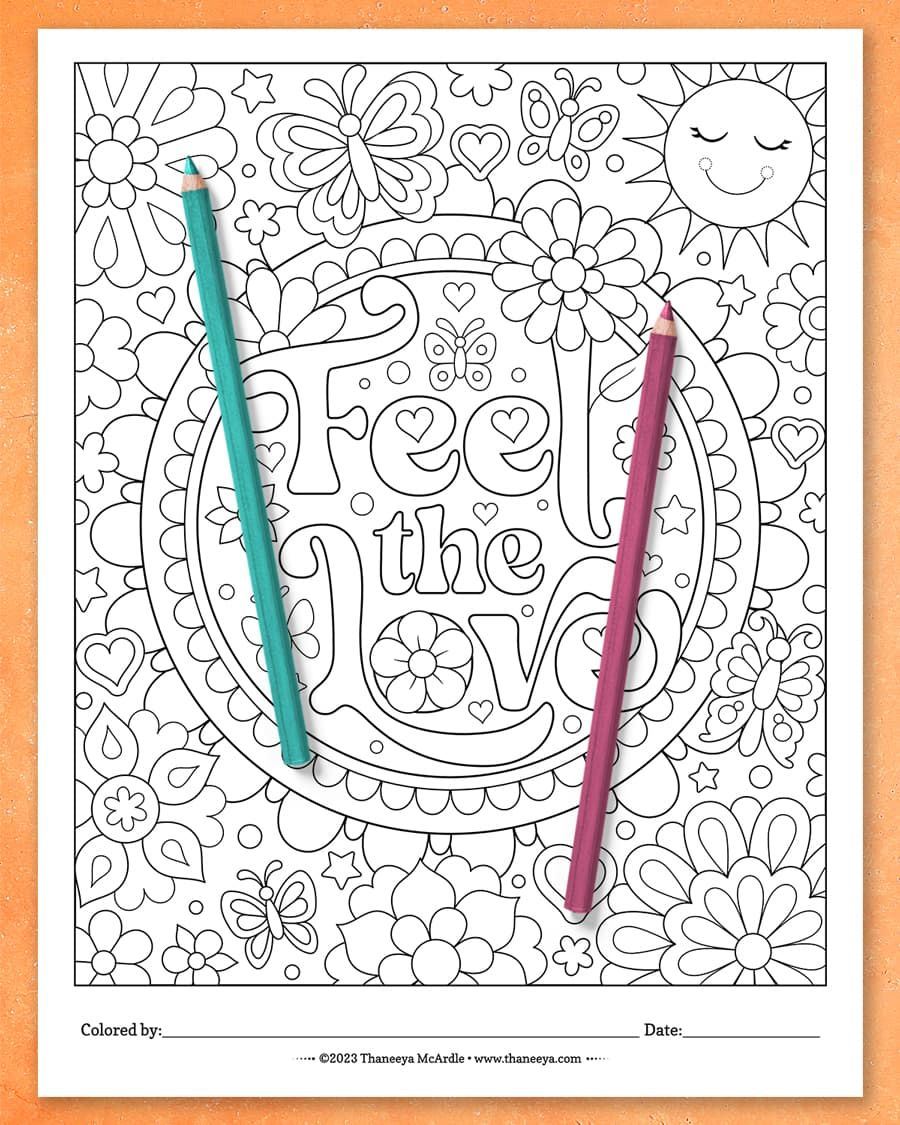Super Groovy Coloring Pages product image (7)