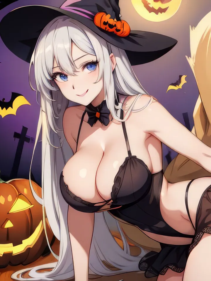 Tease and Tunes - 4K Halloween Wallpaper product image (1)