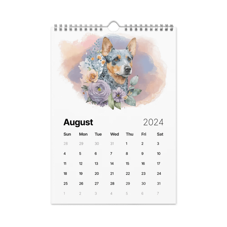 Watercolor Dogs 2024 Wall Calendar, 12 Month product image (11)
