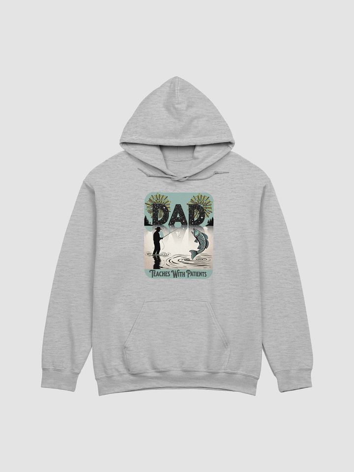 Dad Fishing Teaches With Patients Fireworks Hoodie product image (17)