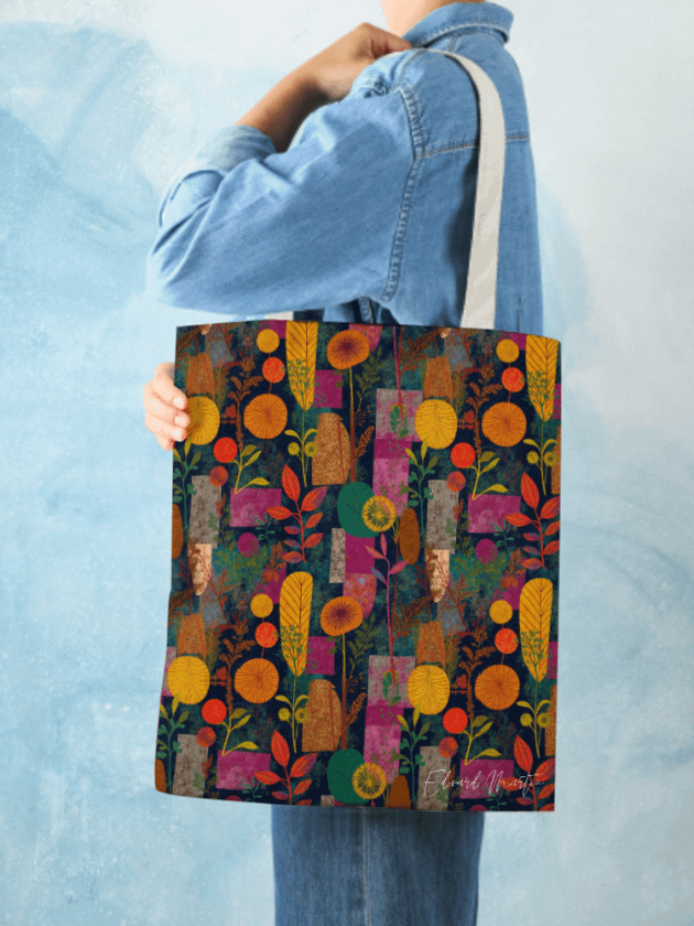 Canvas Tote Handbag-15"x18"/38x46cm product image (3)
