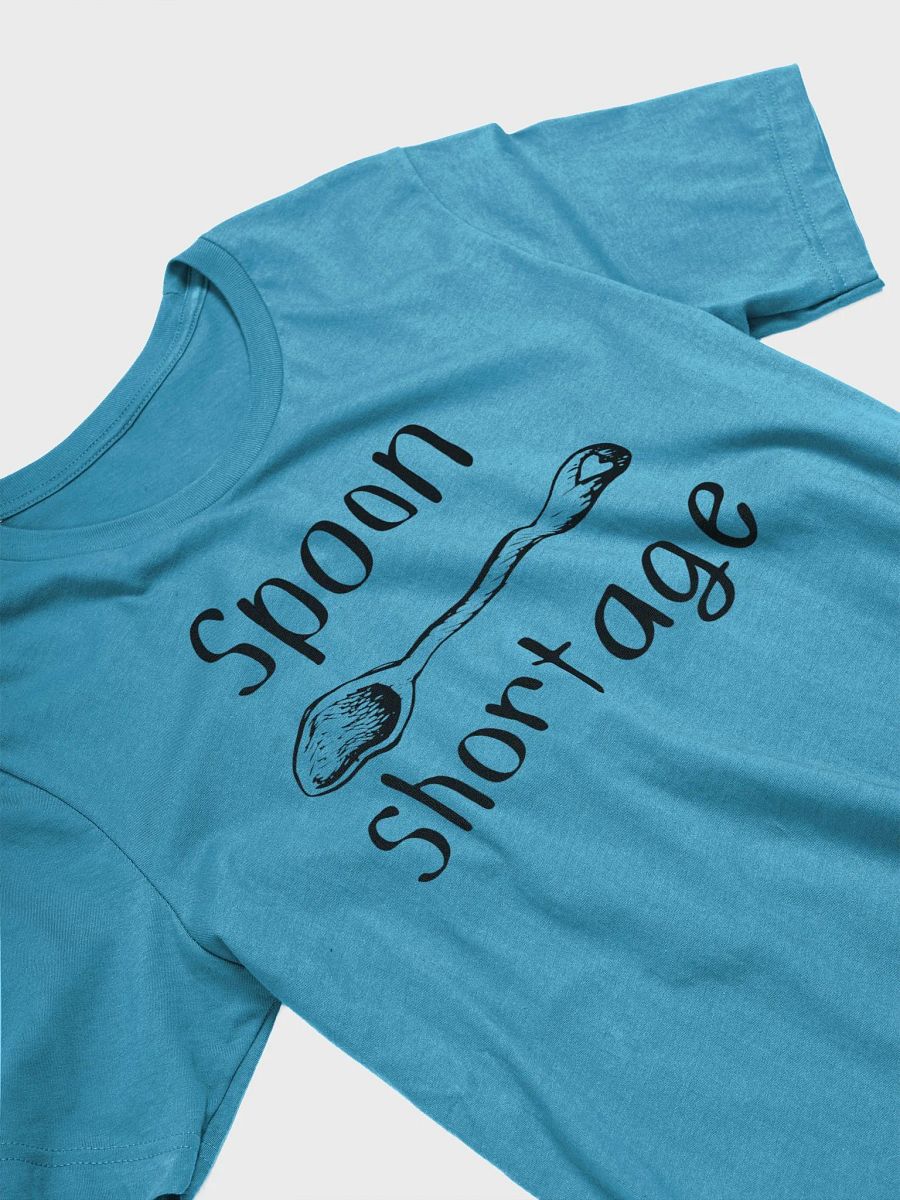 Spoon Shortage T-Shirt (Unisex) - Black Print product image (3)