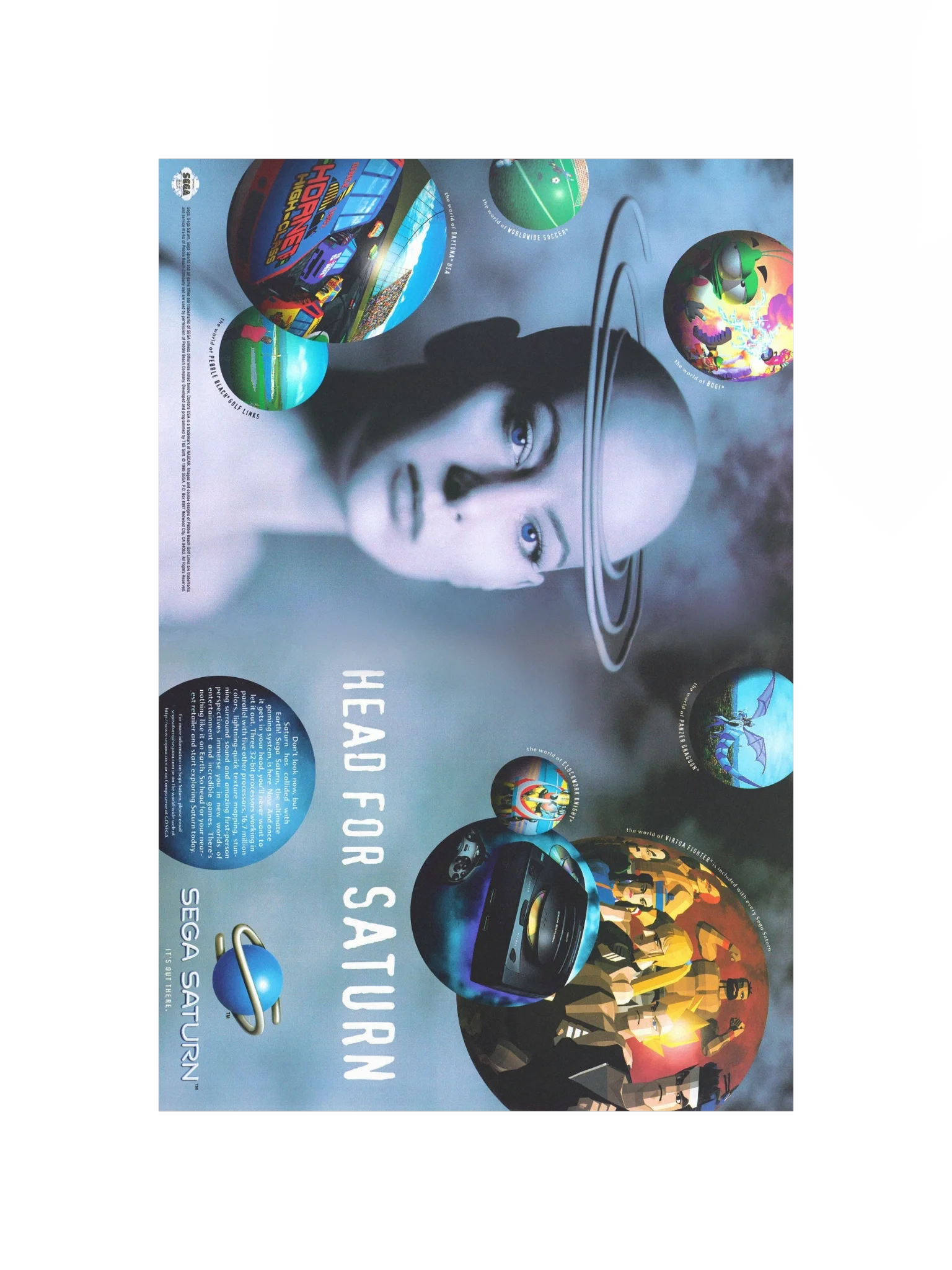 SEGA Saturn - Promotional Poster/Flyer product image (4)