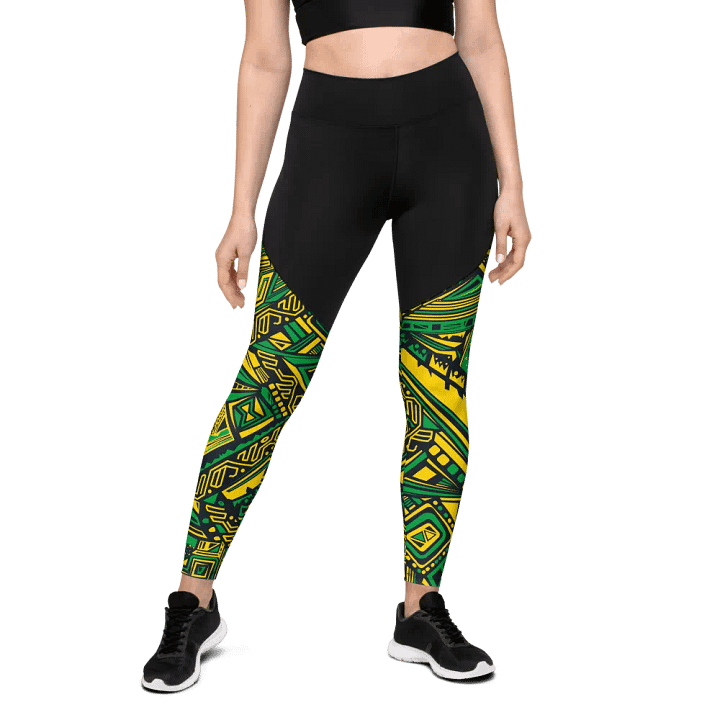 JAMAICA AZTEC PRINT LEGGIGS product image (2)