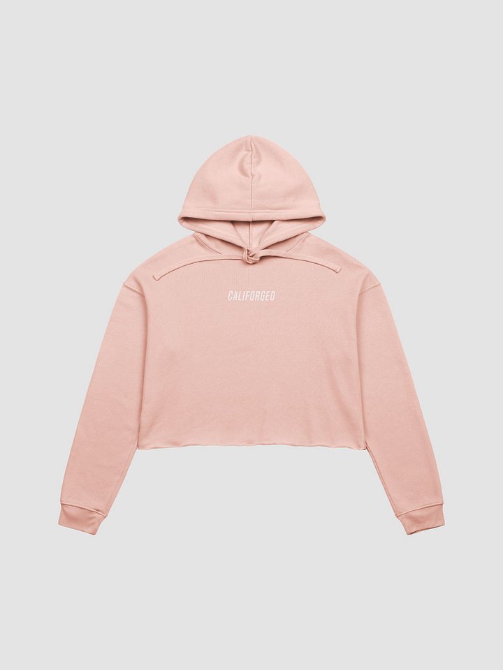 FORGED Crop Hoodie Peach product image (1)