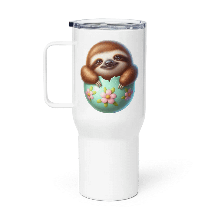 Sloth Easter Egg - Travel Mug w/ Handle product image (1)