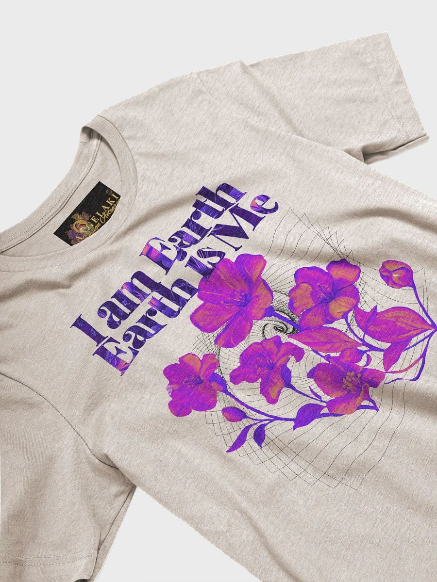 Unisex I am Earth, Earth is Me - Everything is Connected Decolonisation Tee - Neon Bright Flowers version product image (17)