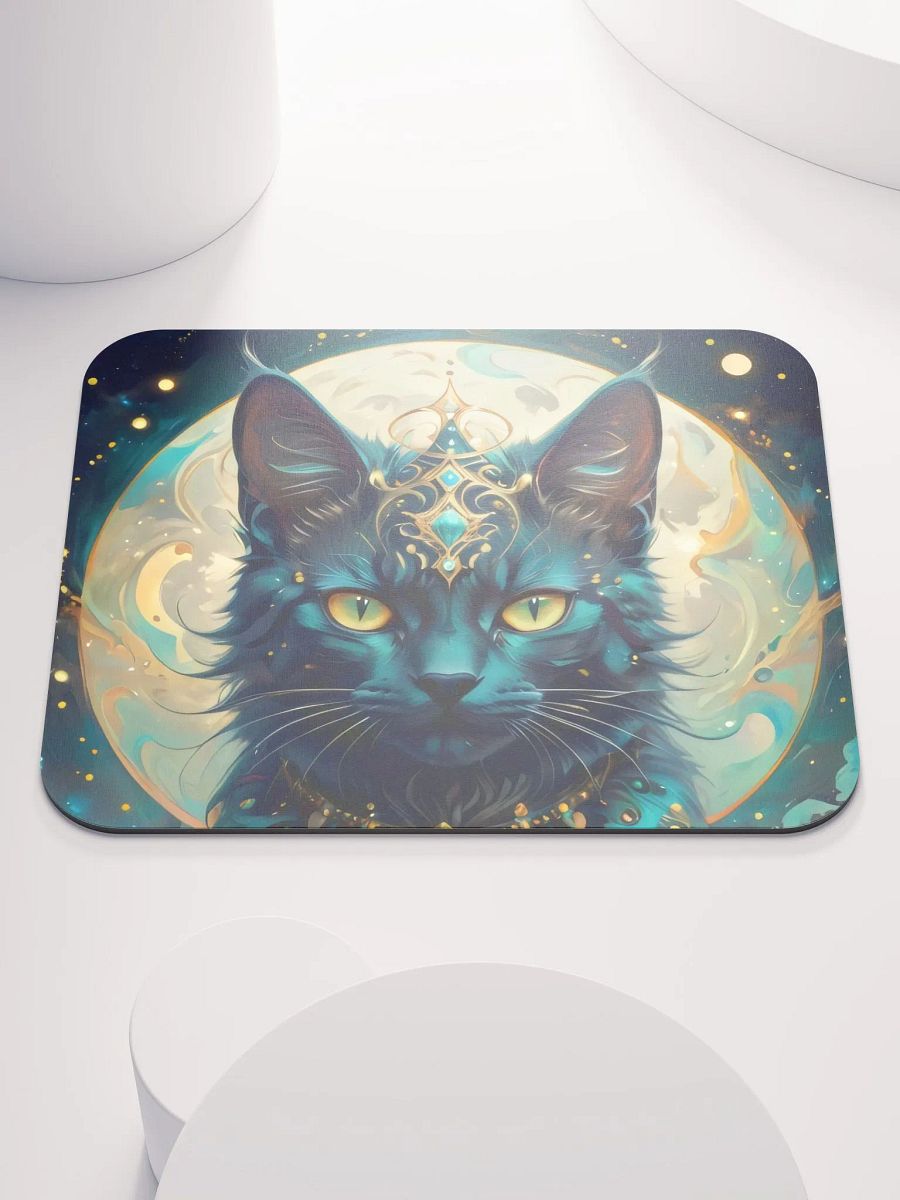 Majestic Lunar Cat Mouse Pad product image (2)