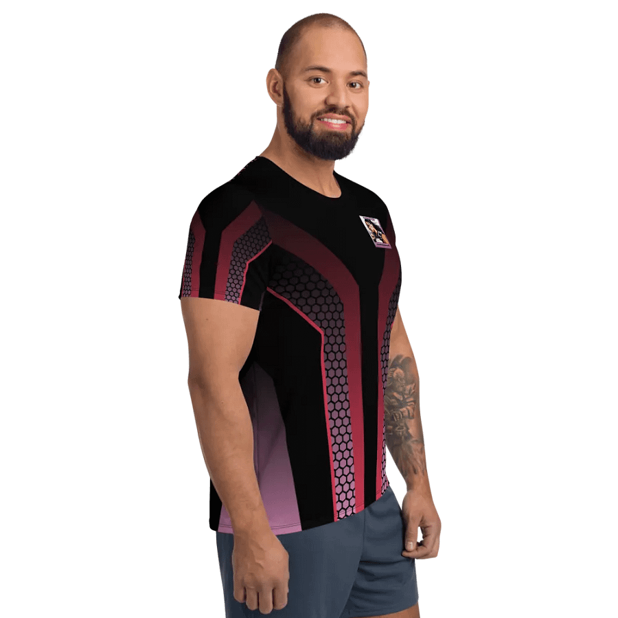 Honeycomb Vibe All-Over Athletic Tee product image (8)