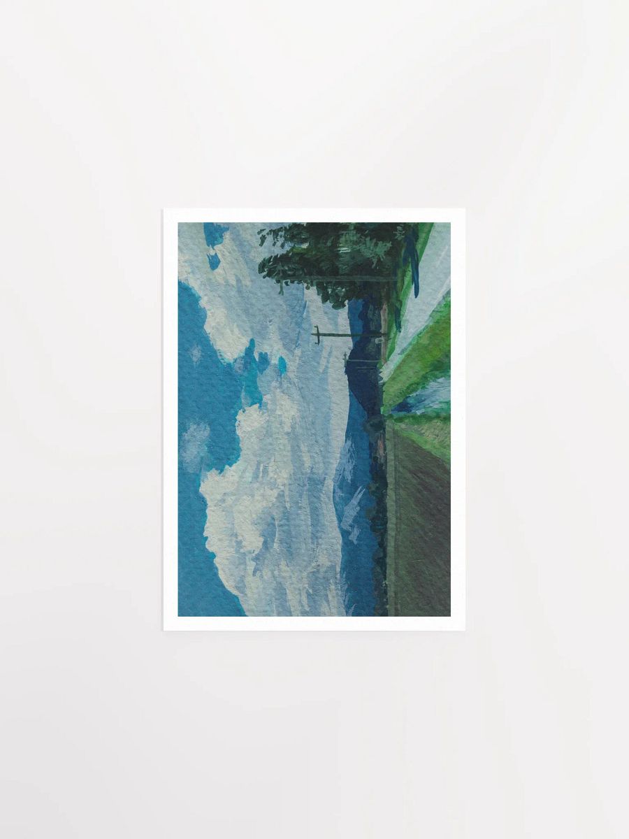 Blue Country Lane - Art Print product image (2)