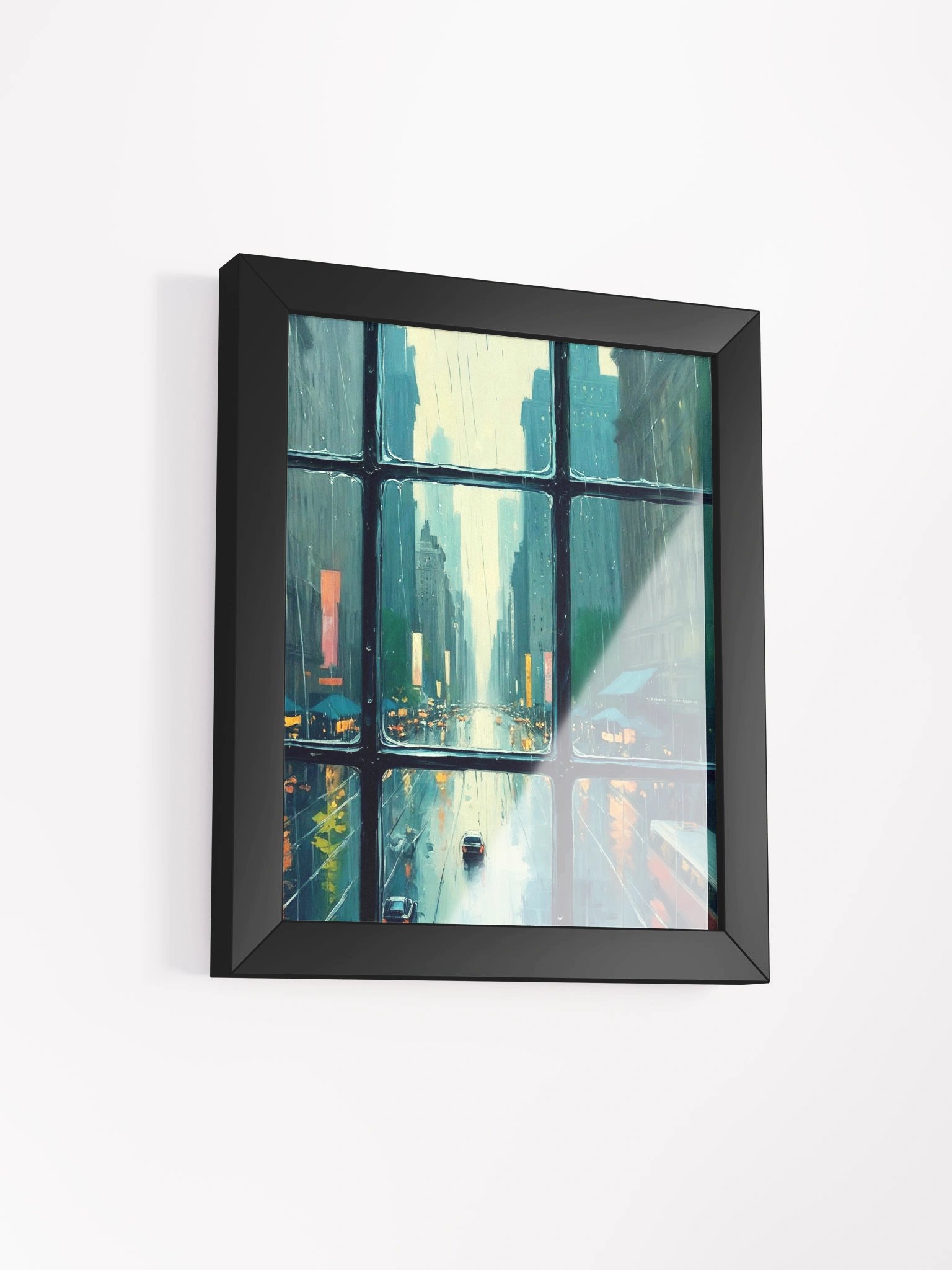 Urban Rainfall Reflections Poster product image (4)