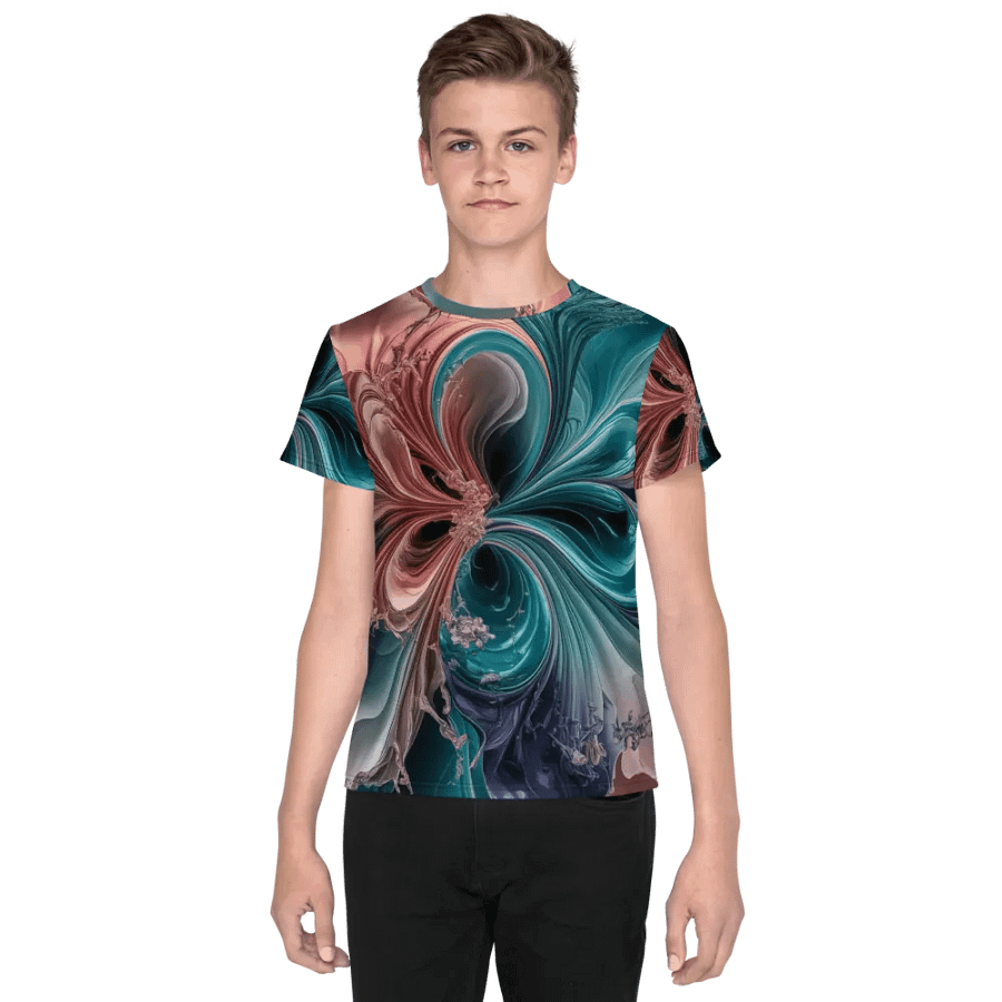 Liquid Color PT, Unisex Youth Crew Neck T-Shirt product image (1)