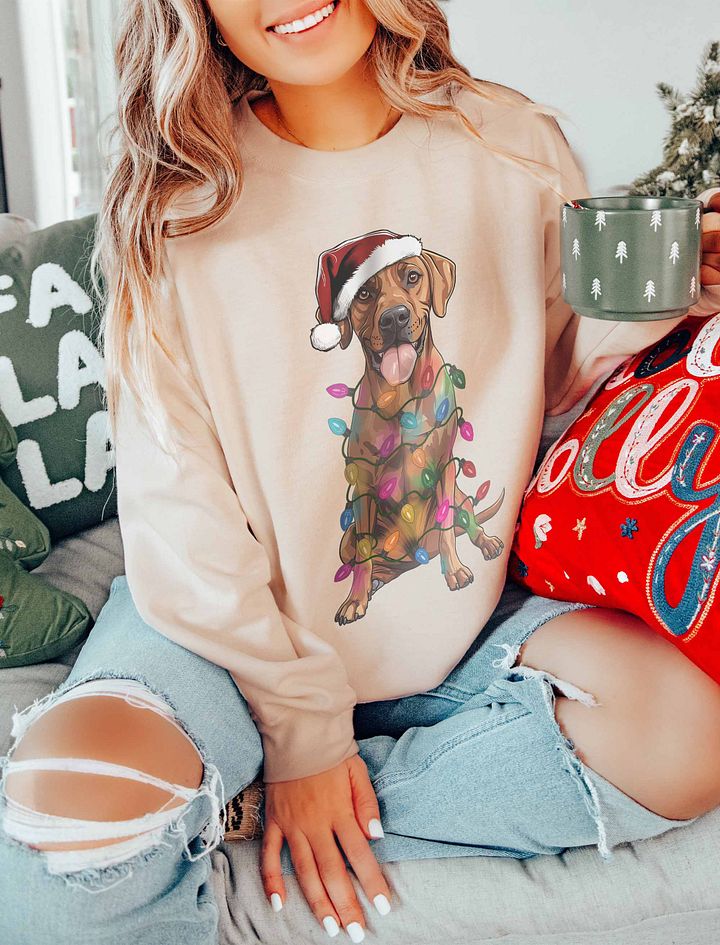 Funny Rhodesian Ridgeback Christmas Sweatshirt product image (20)