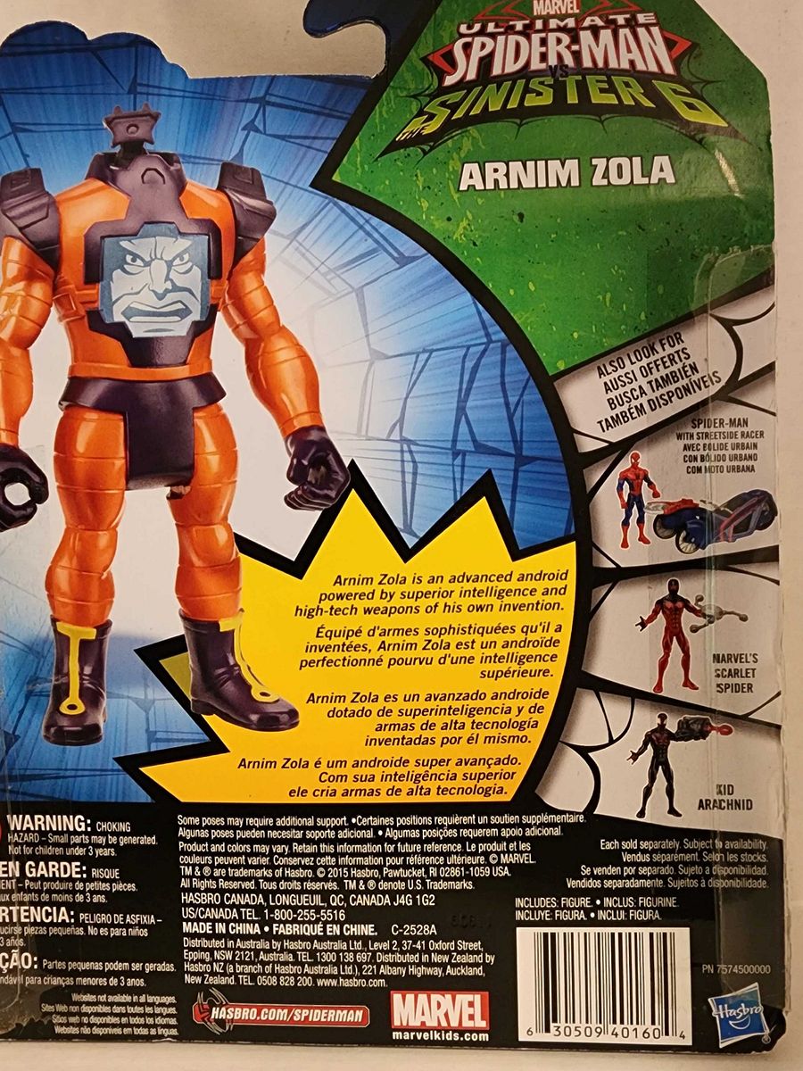 Arnim Zola Ultimate Spider-man Vs Sinister 6, New in Package product image (4)