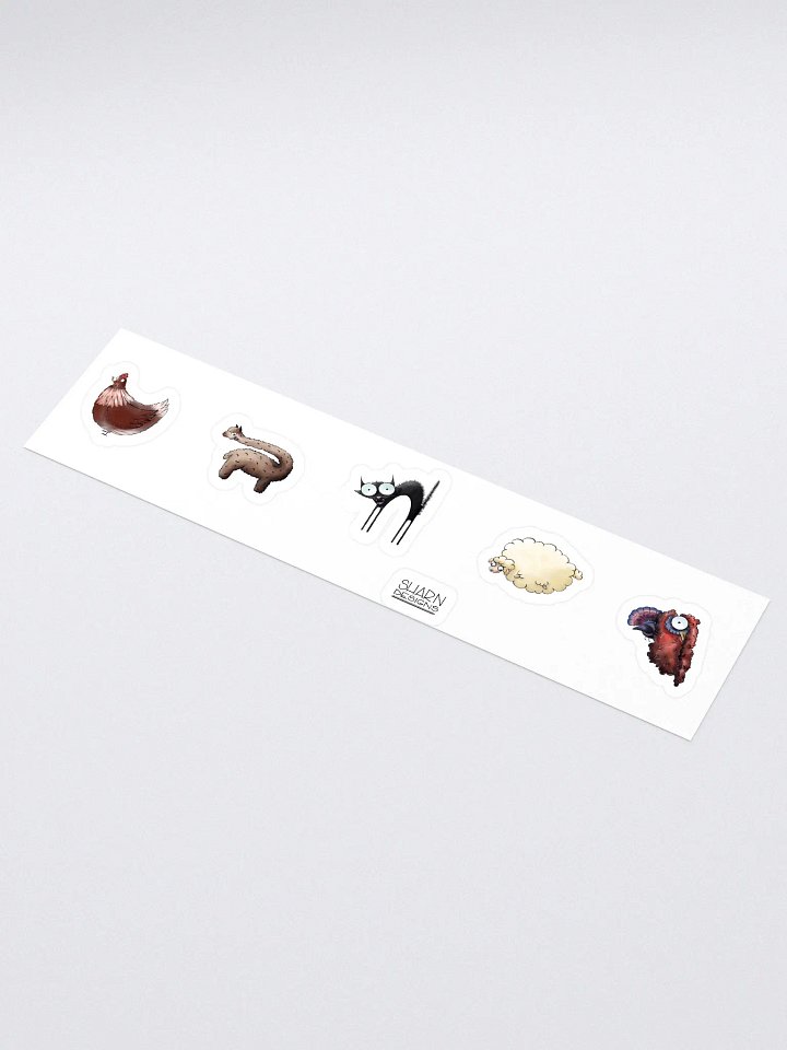 Impossible Farm Animals Kiss Cut Stickers Set 2 product image (1)