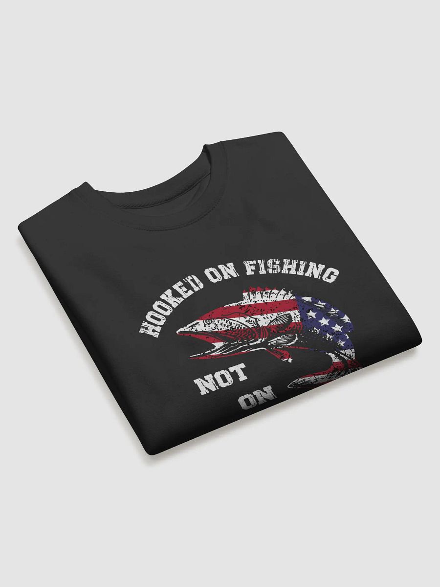 Hooked on Fishing Not Work – Funny Fishing Meme product image (3)