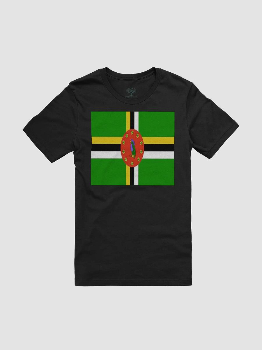 Exclusive Unisex Dominica Flag Graphic Tee by Graphic Grove - Supersoft Cotton product image (3)