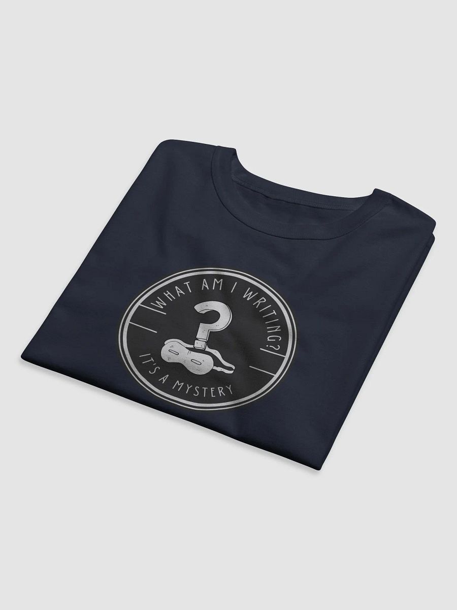 What am I Writing? It's a Mystery relaxed navy t-shirt product image (6)
