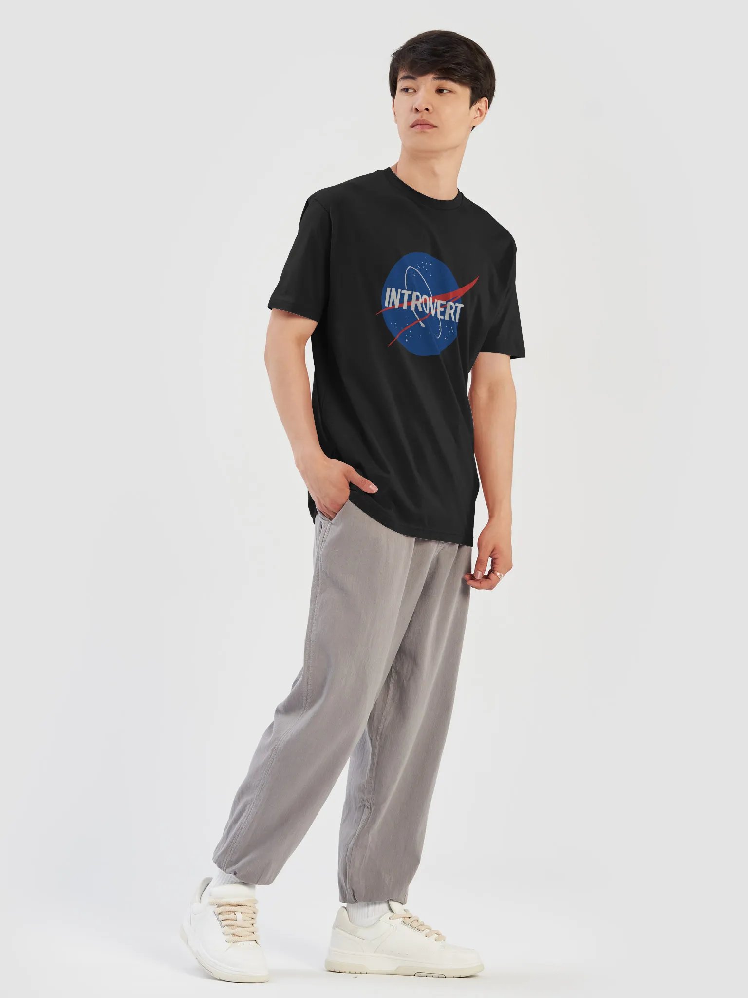 Galactic Introvert T-Shirt - 100% Cotton product image (6)