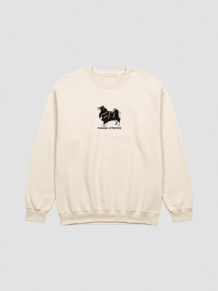 Finnish Strong Sweatshirt (Embroidered) of a Finnish Lapphund product image (13)