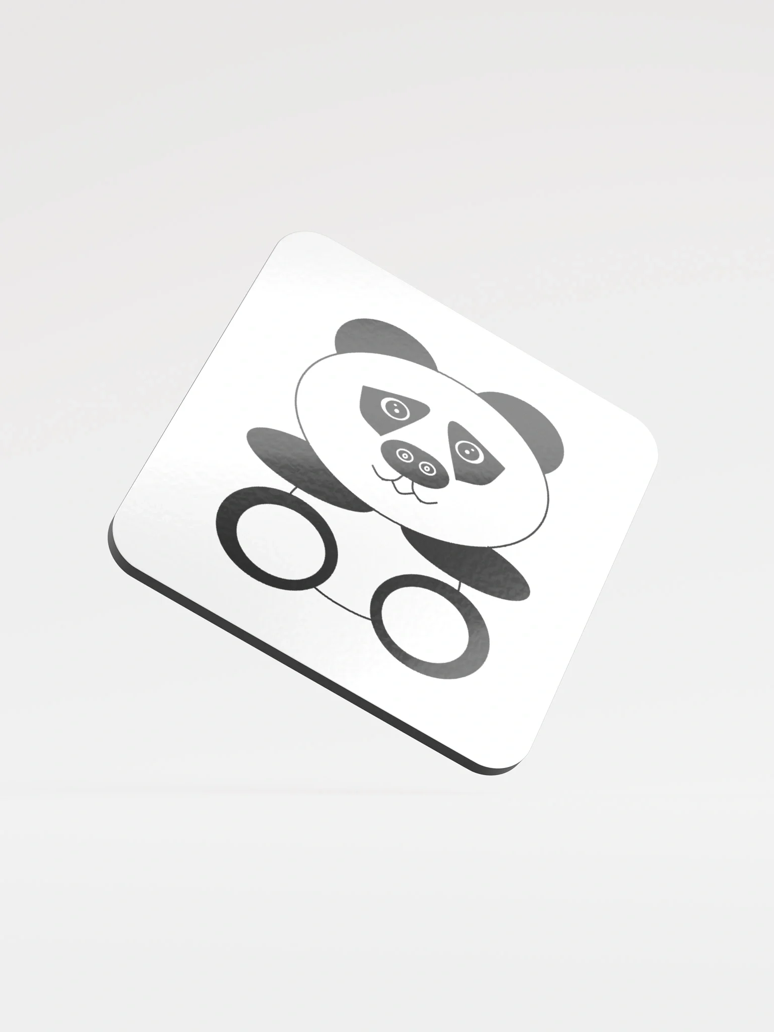 Cute Panda Black and White Aesthetic Design product image (1)