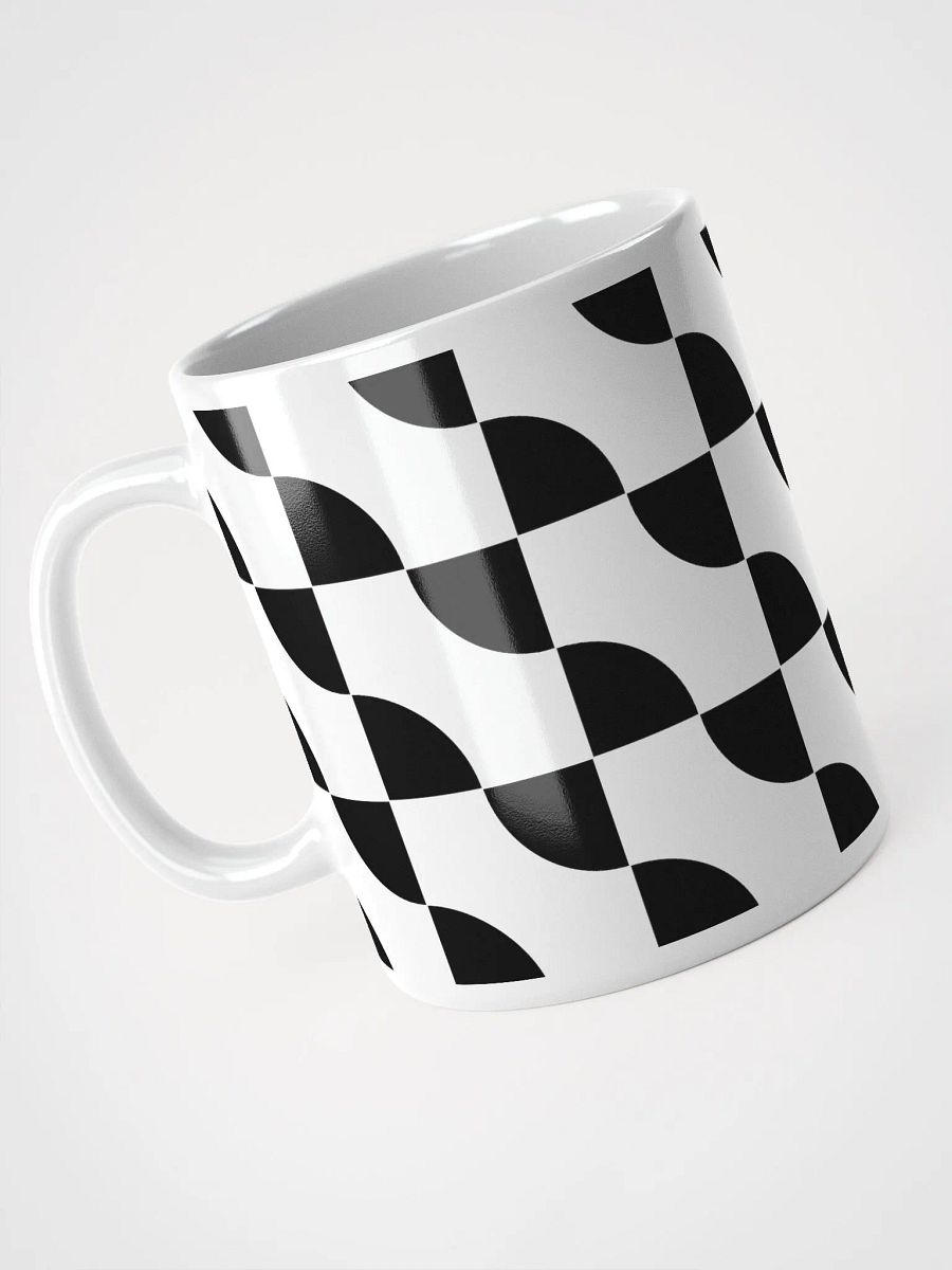 Sliced Circles Within Rectangles Pattern Design Mug product image (9)