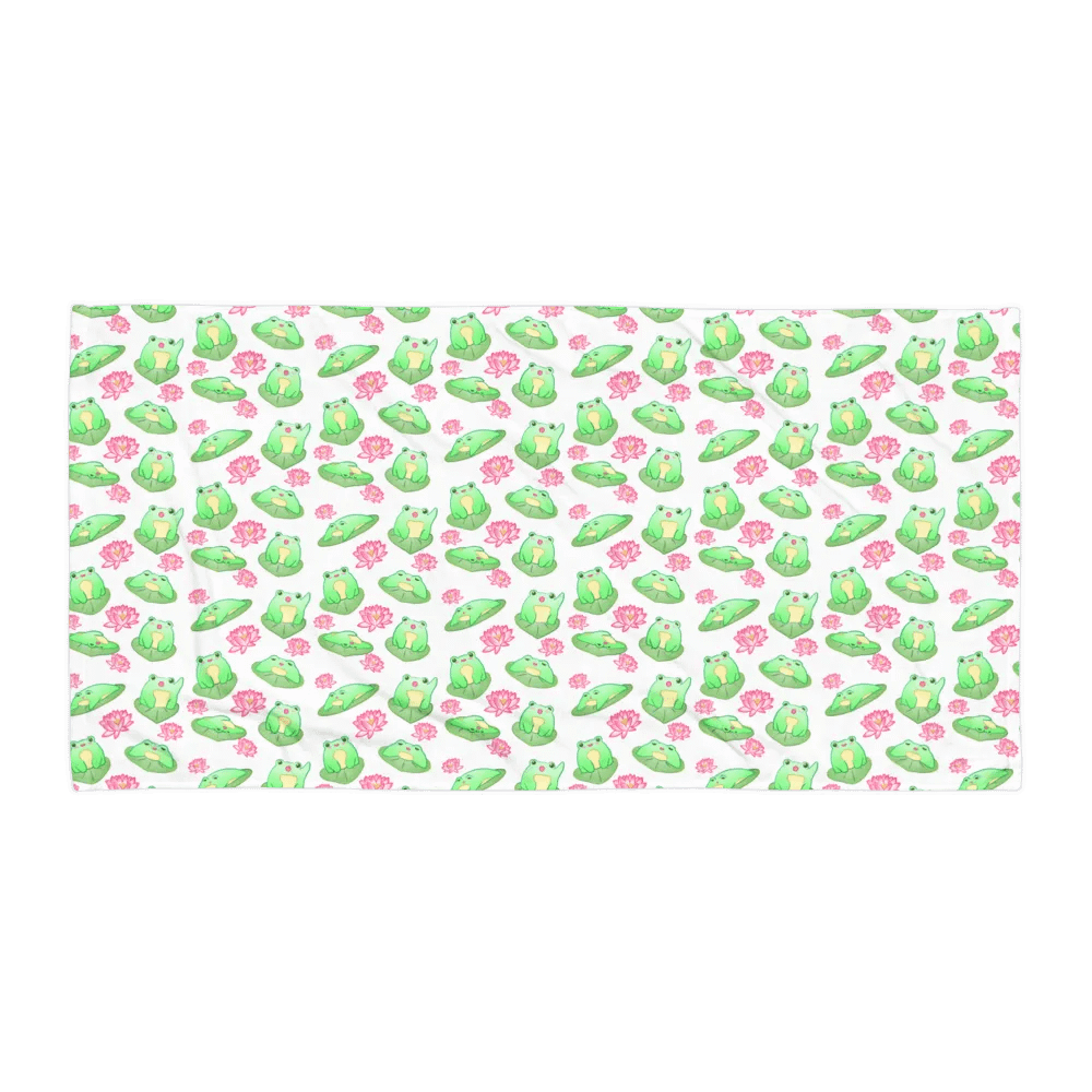 Kawaii Froggie Towel product image (1)