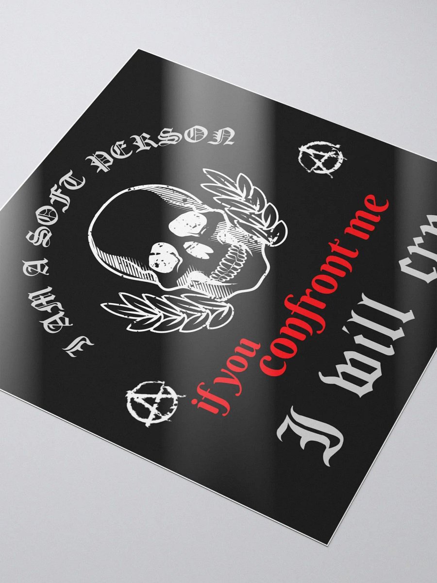Soft Person bubble free stickers product image (3)