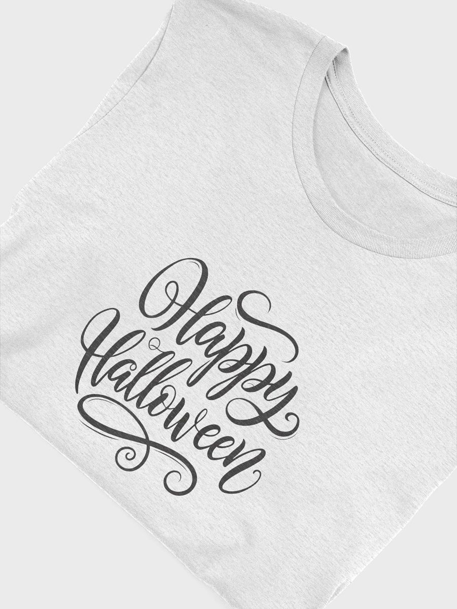 Happy Halloween Caligraphy Unisex Heavy Cotton Tee, Short Sleeves, Gen Z Fashion T Shirt, Halloween Tee Shirt, Halloween Costume, Halloween product image (5)