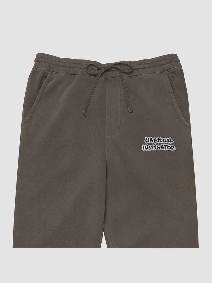 Habitual Instigator embroidered pigment sweatpants (bubble design) product image (1)