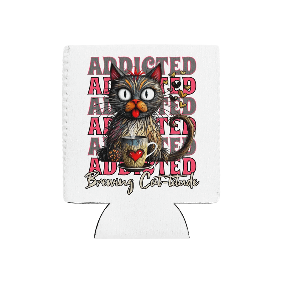 Addicted Brewing Cat-titude Can Cooler product image (1)