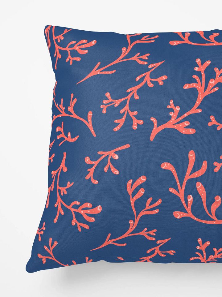 Coral and Navy Pillow product image (2)