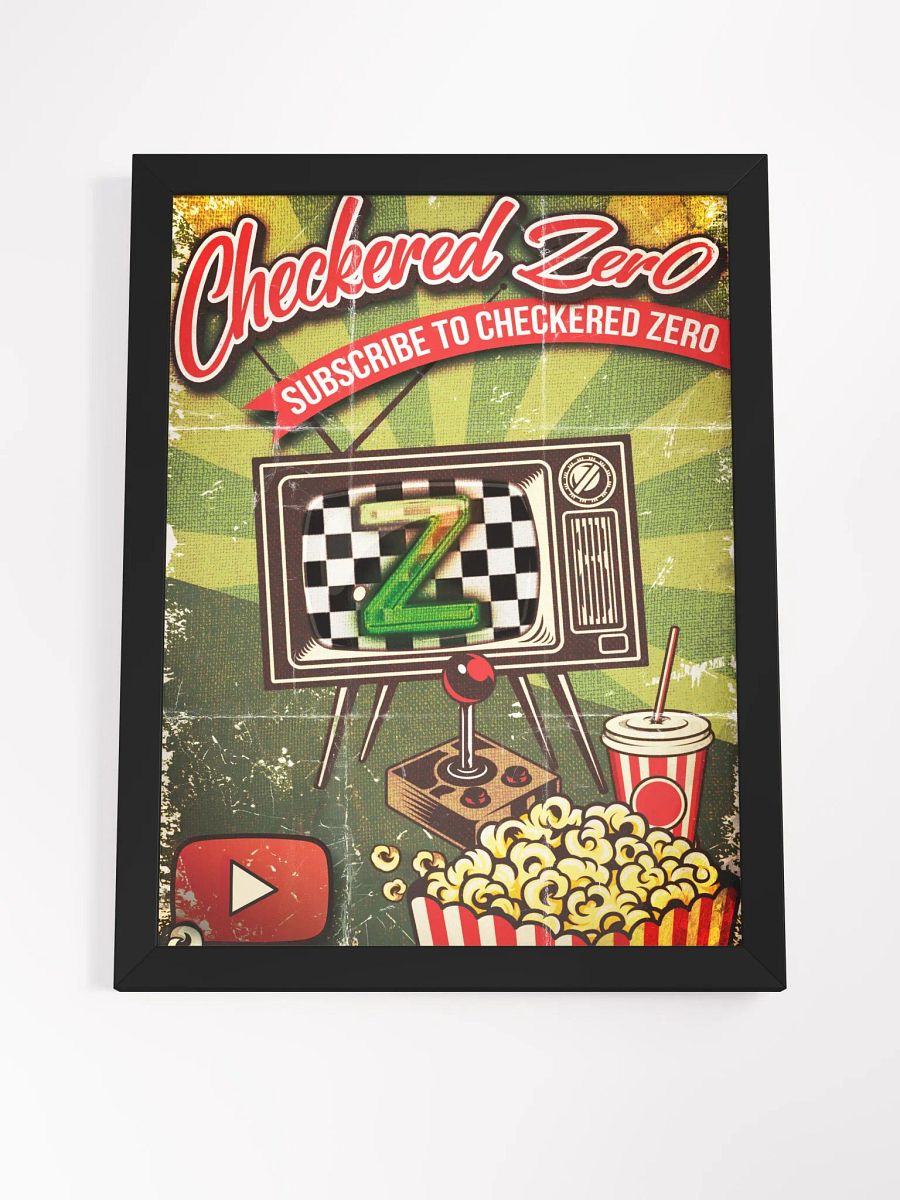 Retro Z Framed Poster product image (4)