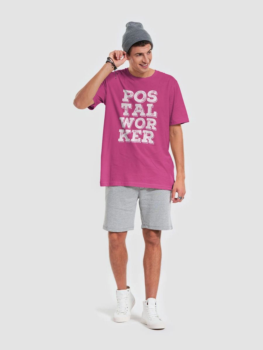 BIG LETTER POSTAL WORKER UNISEX TEE product image (53)