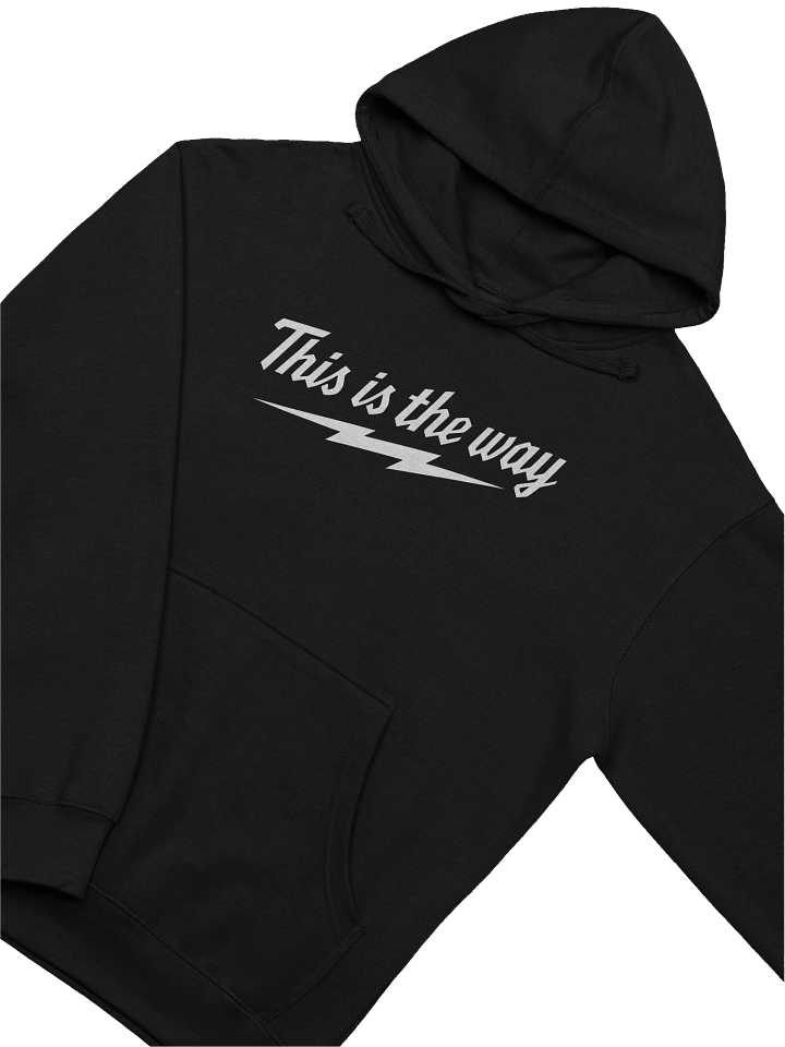 THIS IS THE WAY HOODIE (WHITE LOGO) product image (1)