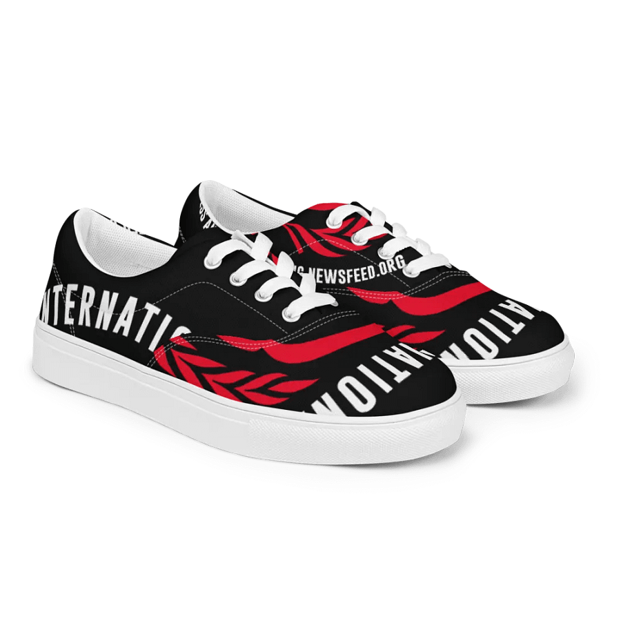 IFBNewsfeed.Org's Men's Lace-Up Canvas Shoes product image (10)