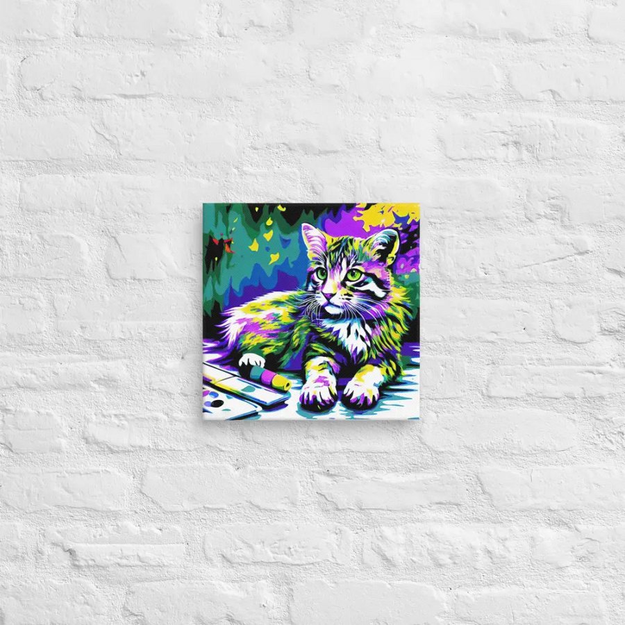 Cute Cat Digital Painting - v8 product image (12)