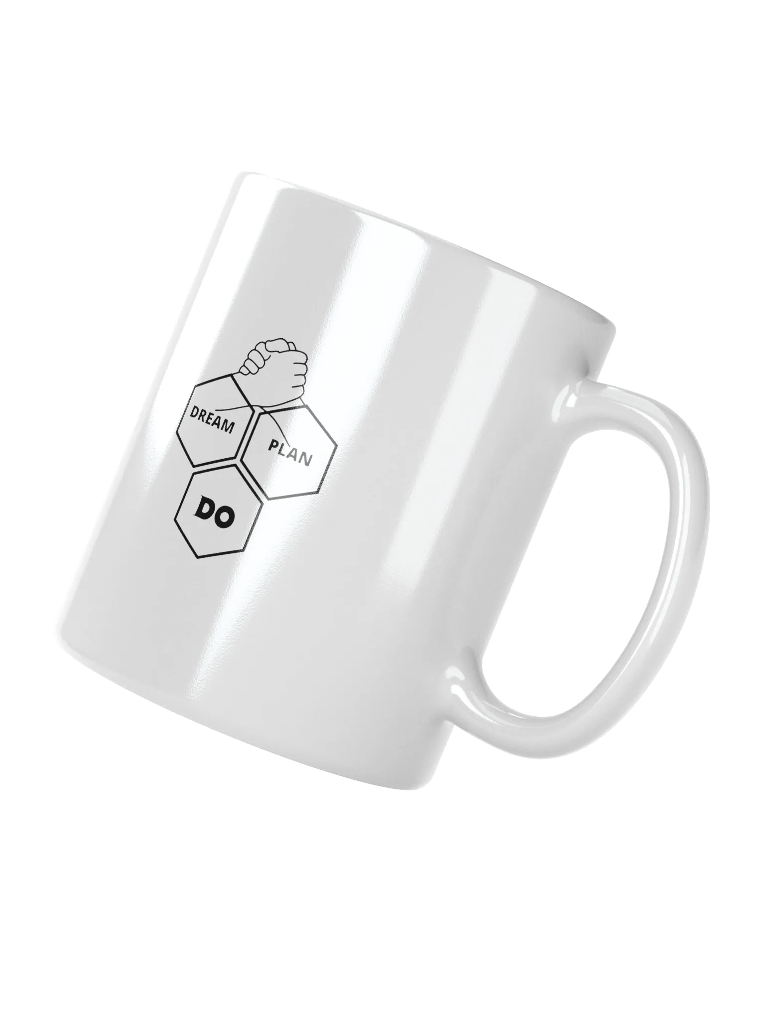 Dream Plan Do mug design on two sided product image (2)
