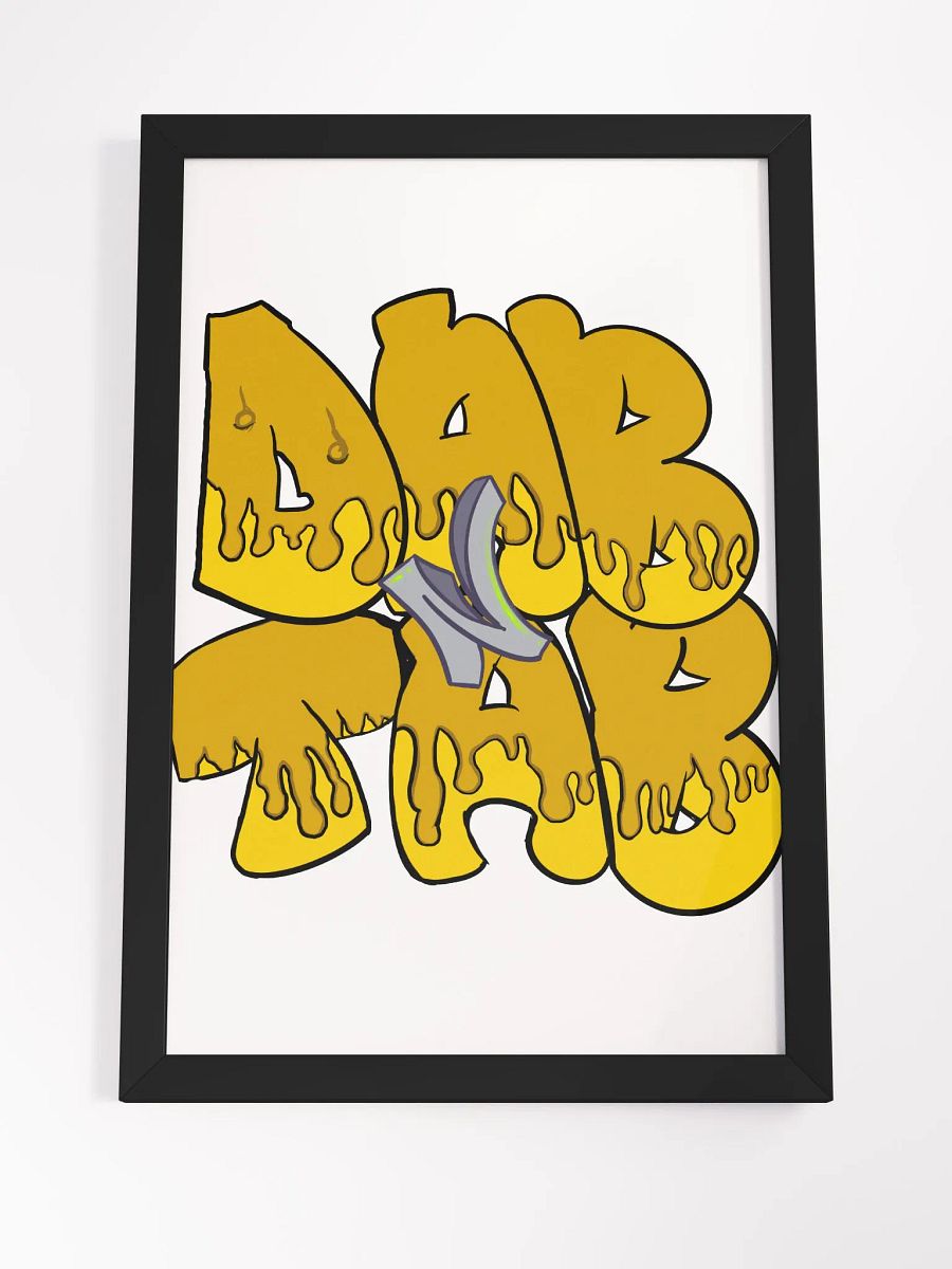Dab N Tab Framed High-Quality Matte Poster (in) product image (4)