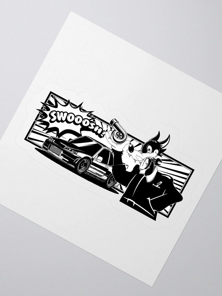 Swirl Toon Figure Swooosh Sticker product image (2)