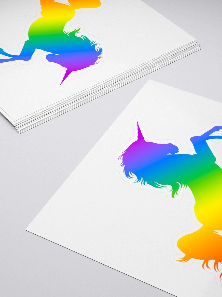 Unicorn Rainbow / Sticker product image (4)