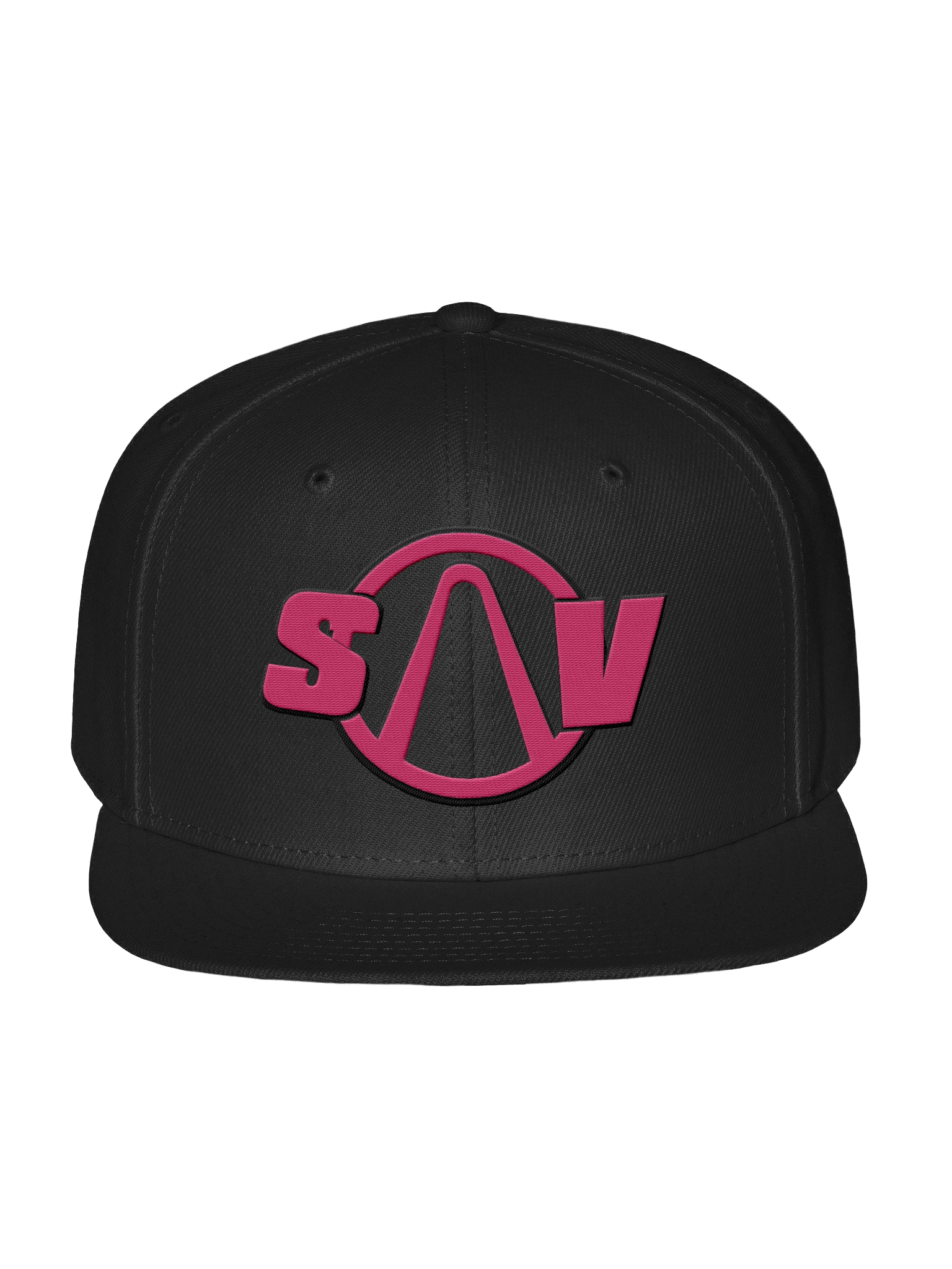 SAV logo flat bill pink product image (1)